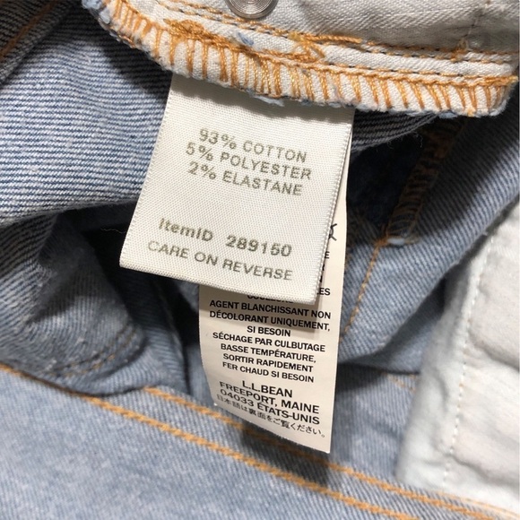 LL Bean Favorite Fit Straight Leg Jeans - Picture 9 of 13